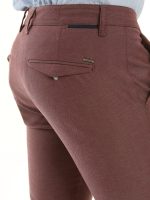 Παντελόνι σε ανοικτό μπορντό LUCAS 4541 - Image 4