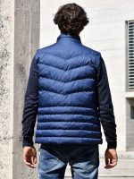 Ανδρικό Μπουφάν Αμάνικο 33-2132 Μπλε - Image 4