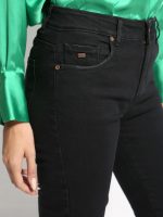 Παντελόνι Jean Medium Fit AMELIA σε Μαύρο 8415 - Image 2