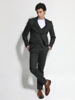 Σακάκι ANATOLIO σε Πράσινο 1544 - Image 3