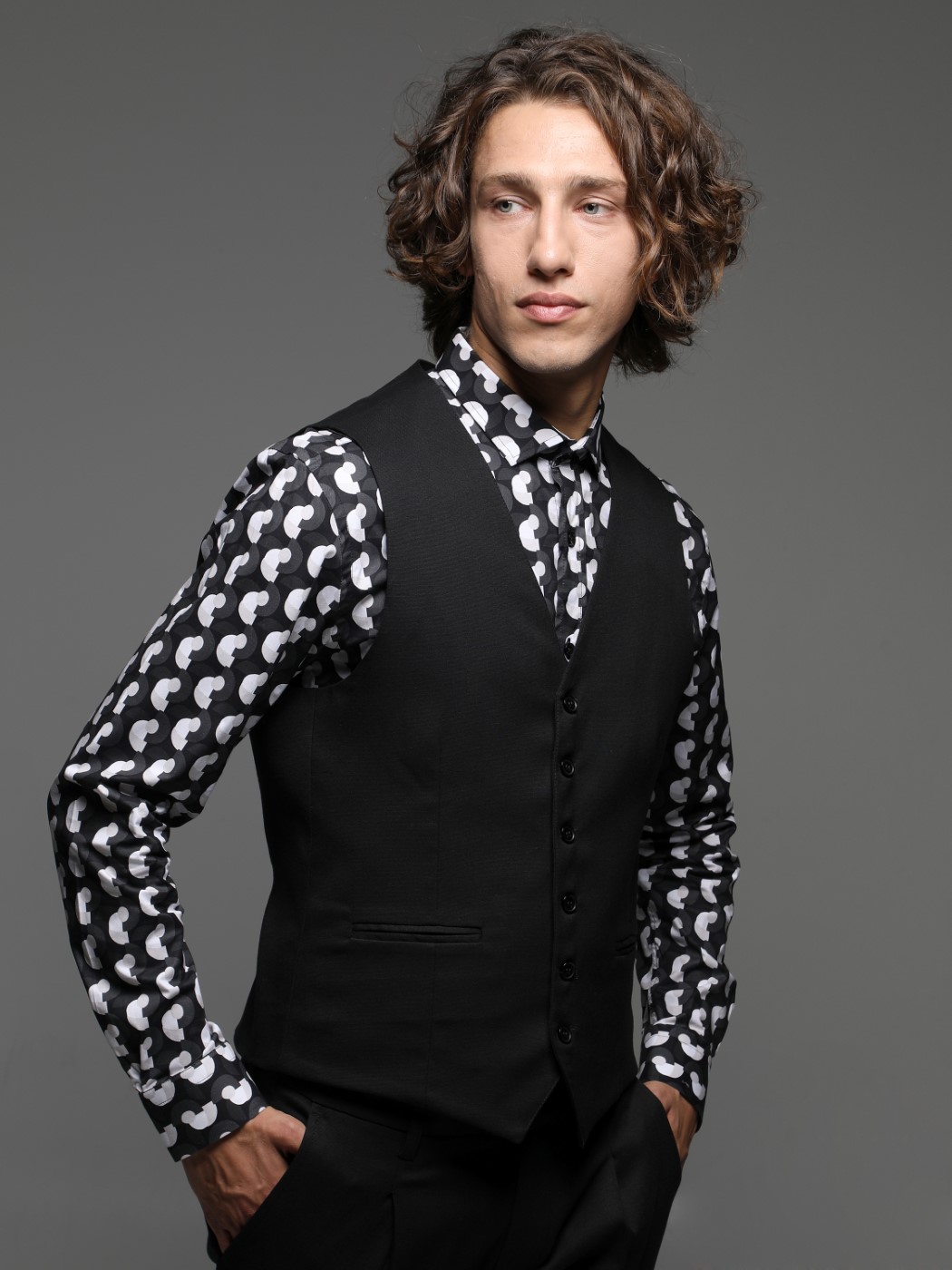 gray 0037 Veste CESCO 220-760 Nero - Image 1