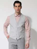 Ανδρικό Υφασμάτινο Γιλέκο RICARDO 9429 Γκρι - Image 3