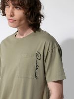 T-shirt Ανδρικό TERI 205079 Χακί - Image 3