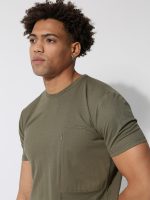 T-shirt Ανδρικό FRANKIE 205089 Χακί - Image 3