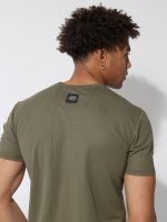 T-shirt Ανδρικό FRANKIE 205089 Χακί - Image 4