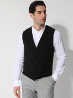 Ανδρικό Υφασμάτινο Γιλέκο RICARDO 9429 Μαύρο - Image 3