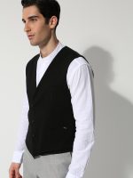 Ανδρικό Υφασμάτινο Γιλέκο RICARDO 9429 Μαύρο - Image 2