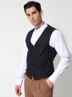 Ανδρικό Υφασμάτινο Γιλέκο ERNESTO 9600 Μπλε