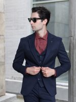 Ανδρικό Σακάκι BOB 1467 Μπλε - Image 6