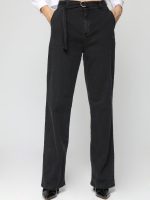 Γυναικείο Παντελόνι Jean Wide Legs CARLA Black 7728
