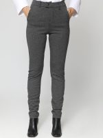 Γυναικείο Υφασμάτινο Παντελόνι MARIE High Fit 8402 Μαύρο