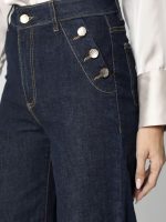 Παντελόνι Jean Με Κουμπάκια BARBARA Medium Fit 8353 Dark Blue - Image 2