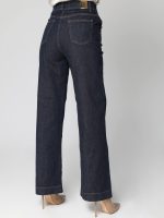 Παντελόνι Jean Με Κουμπάκια BARBARA Medium Fit 8353 Dark Blue - Image 4