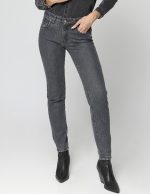 Παντελόνι Jean Medium Fit Slim Black 8404
