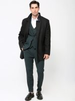 Ανδρικό Παλτό JERSEY 2565 Μαύρο - Image 2