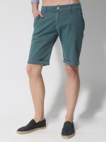 Βερμούδα Chinos Elastic CARINA 33-455069 Πετρόλ
