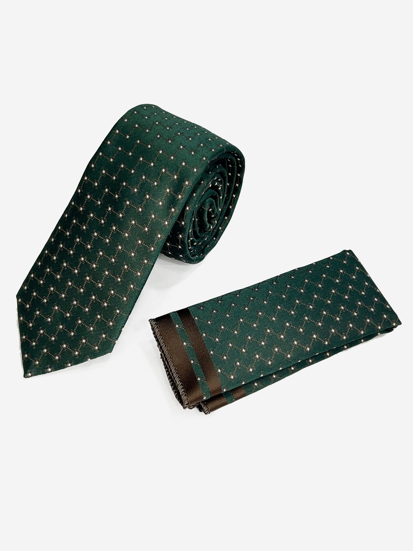 IMG_1108 copy Ανδρική Γραβάτα Με Μαντηλάκι 33-6099 Green 8 - Image 1