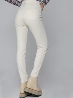 Γυναικείο Κοτλέ Παντελόνι High Fit NESS 7435 Εκρού - Image 4