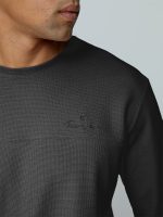 Ανδρική Μπλούζα Με Λεπτή Πλέξη KOBY 206032 Γκρι - Image 3