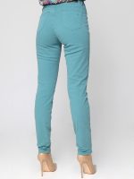 Γυναικείο Παντελόνι Medium Fit - Slim ZANET 8468 Πετρόλ - Image 3