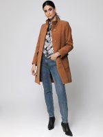 Γυναικείο Παλτό Με Ζώνη LESIA 8617 Καμηλό - Image 3