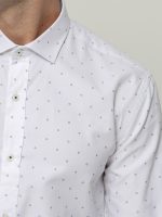 Πουκάμισο LONDON 33-7392 Λευκό Με Σχέδιο Slim-fit - Image 4