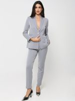 Γυναικείο Σακάκι Μονόκουμπο LINA 8841 Γκρι - Image 2