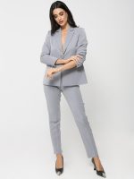 Γυναικείο Σακάκι Μονόκουμπο LINA 8841 Γκρι - Image 3