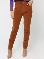 Γυναικείο Κοτλέ Παντελόνι High Fit NESS 7435 Καμηλό