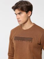 Μπλούζα Με Μακρύ Μανίκι ASHTON 206028 Camel - Image 3