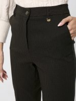 Γυναικείο Υφασμάτινο Παντελόνι MILLA 8418 Μαύρο - Image 2