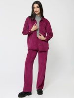 Γυναικεία Κοτλέ Παντελόνα NINA 7727 Magenta - Image 2