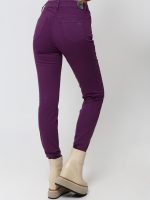 Γυναικείο Παντελόνι Medium Fit - Slim ZANET 8468 Μοβ - Image 5