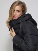 Γυναικείο Φουσκωτό Μπουφάν COSTANZA 8852 black - Image 4