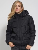 Γυναικείο Φουσκωτό Μπουφάν COSTANZA 8852 black - Image 6