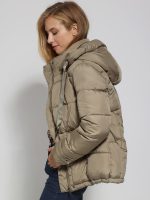 Γυναικείο Φουσκωτό Μπουφάν SILVIA 8852 khaki - Image 5