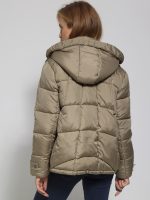 Γυναικείο Φουσκωτό Μπουφάν SILVIA 8852 khaki - Image 6