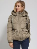 Γυναικείο Φουσκωτό Μπουφάν SILVIA 8852 khaki - Image 7