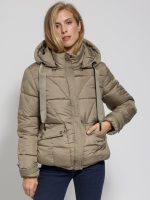Γυναικείο Φουσκωτό Μπουφάν SILVIA 8852 khaki