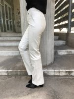 Γυναικείο Παντελόνι Καμπάνα High Fit NATALIE 7610 Εκρού - Image 5