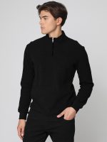 Μπλούζα Με Μακρύ Μανίκι COLOMBOUS 206024 Μαύρο - Image 3