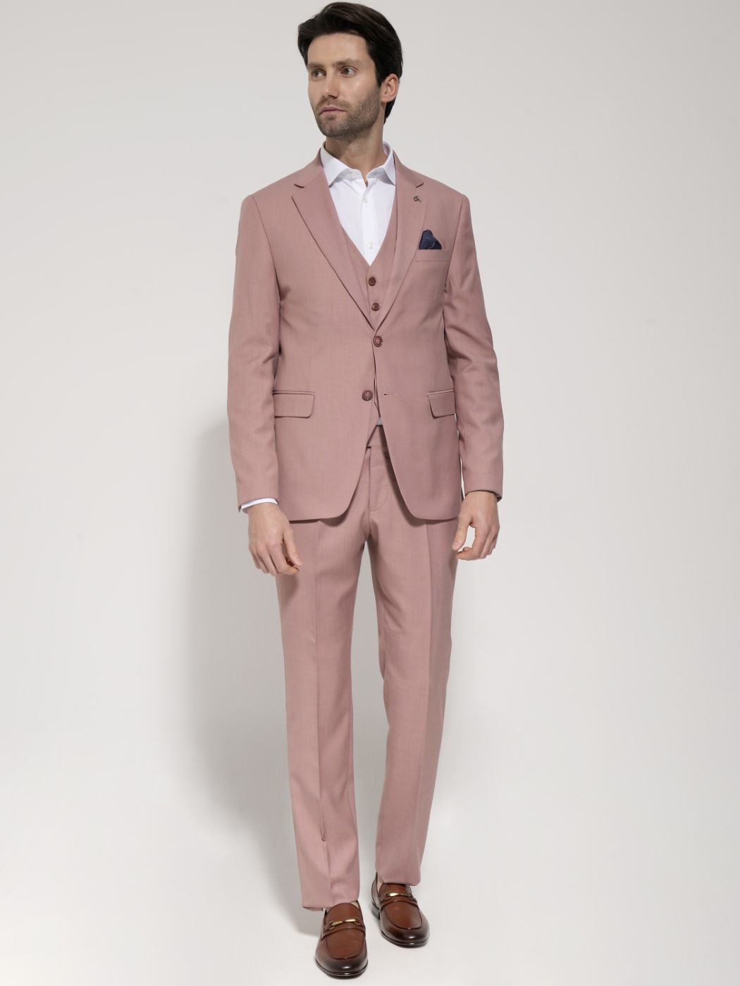 0315 Ανδρικό Κοστούμι Με Με Γιλέκο Shanon 2011 Dusty - Image 1