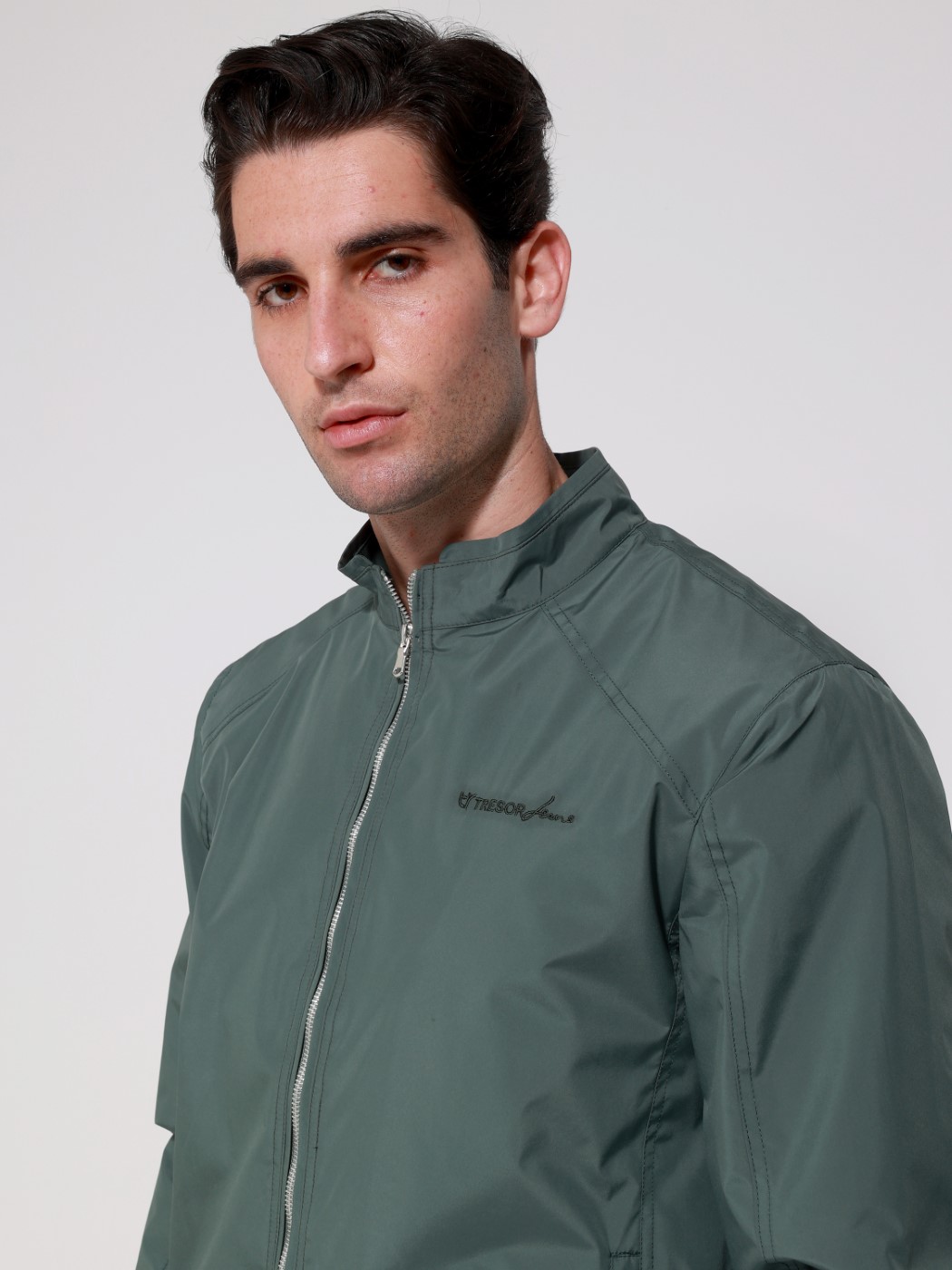 2169_xaki_1668 Ανδρικό Λεπτό Μπουφάν Barney 2169 Χακί - Image 1