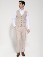 Ανδρικό Υφασμάτινο Παντελόνι Αστραγάλου 7/8 LENON 4468 Μπεζ - Image 3