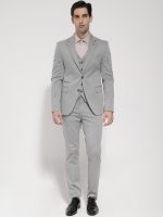 Ανδρικό Σακάκι Δίκουμπο Angel 1483 Γκρι - Image 2