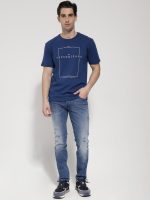 Ανδρικό Βαμβακερό Κοντομάνικο T-shirt Fun 207032 Μπλε - Image 2