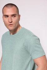 Ανδρικό T-shirt Με Ιδιαίτερη Πλέξη Moreto 207018 Μέντα - Image 2