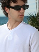 Βαμβακερό T-shirt Με Ιδιαίτερη Πλέξη Kester 207025 Λευκό - Image 2