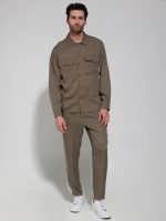 Παντελόνι Με Λάστιχο Στην Μέση Dario 4182 Χακί - Image 6