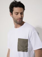 Ανδρικό Κοντομάνικο T-shirt William 207028 Λευκό - Image 4